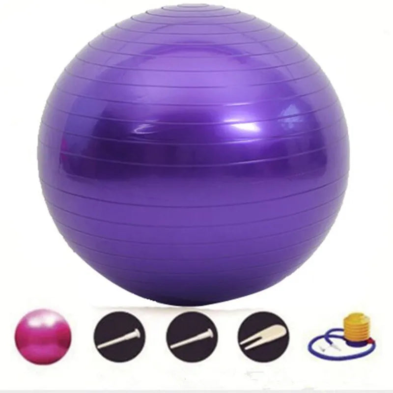 Bola Suiça Fitness para Yoga, Pilates , Abdominal 45/25cm - Galeria desconto 