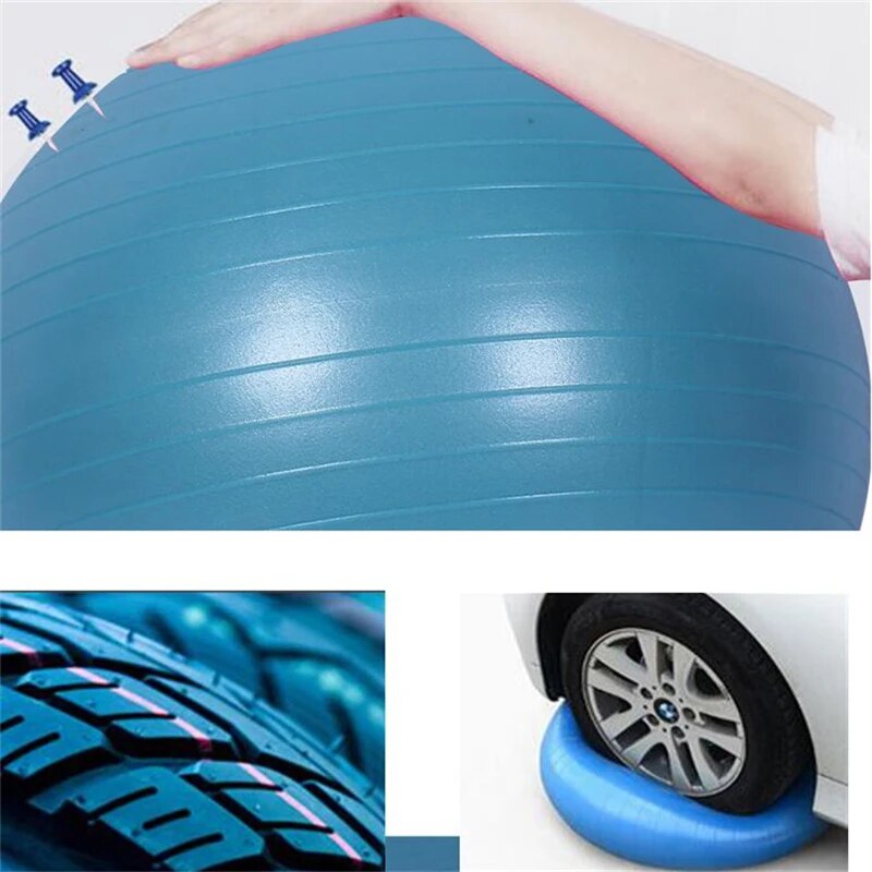 Bola Suiça Fitness para Yoga, Pilates , Abdominal 45/25cm - Galeria desconto 