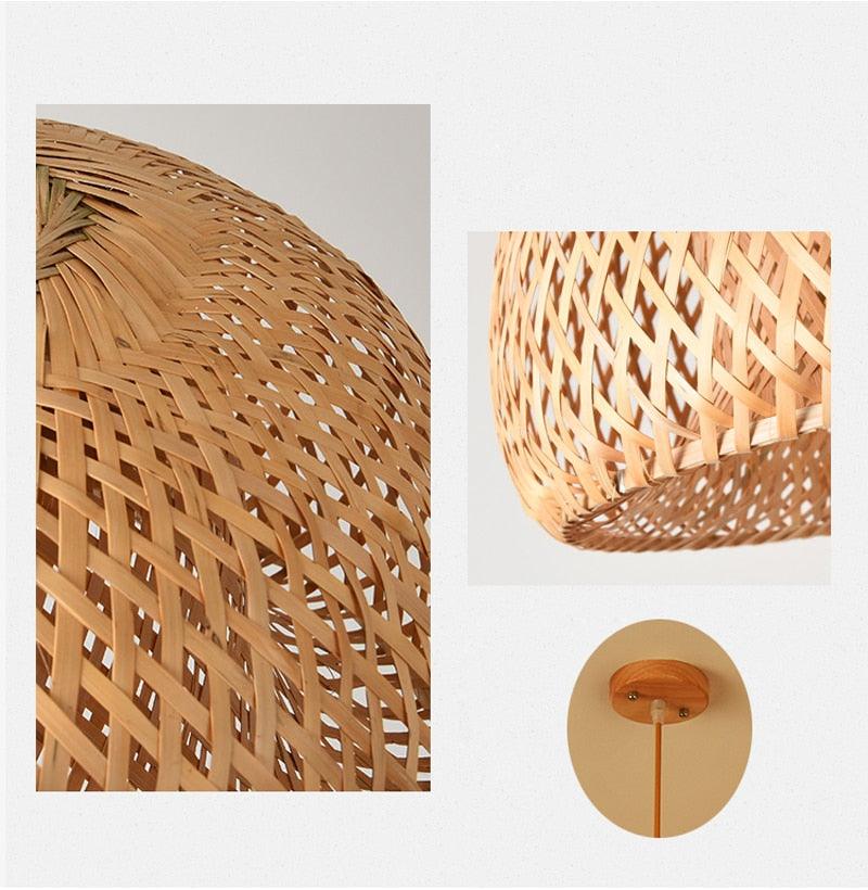 Luminária de Bambu Artesanal Para Casa - Galeria desconto 