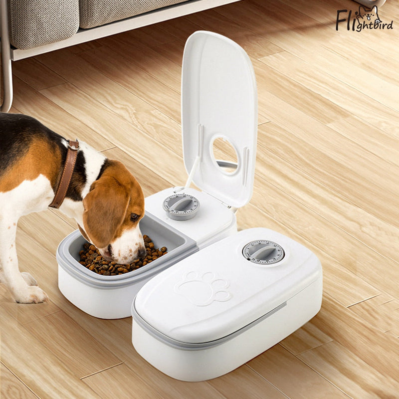 Dispenser de Comida Automático Inteligente | Para Cães e Gatos - Galeria desconto 