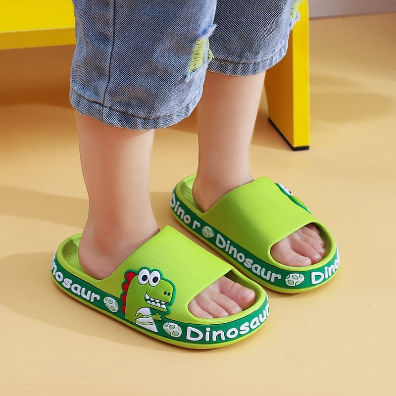 Chinelo Infantil Anti-Derrapante Dino Crocks - Galeria desconto 