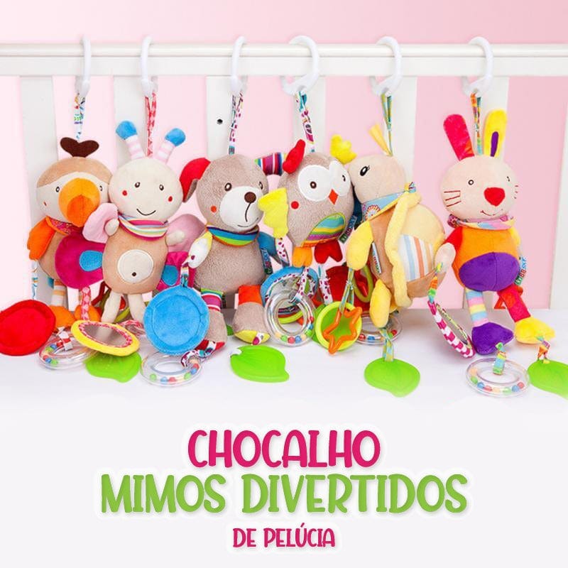 Chocalho Mimos Divertidos de Pelúcia - Galeria desconto 