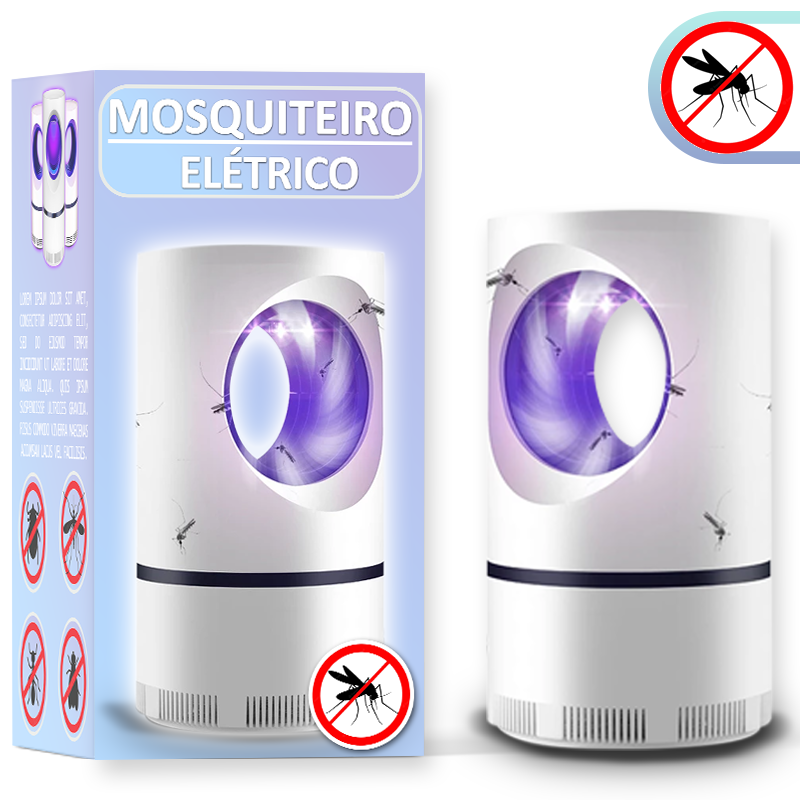 Armadilha Para Mosquitos e Insetos - Mosquiteiro Elétrico - Galeria desconto 